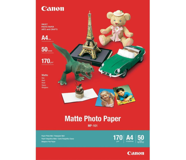CANON BJ MEDIA MP-101 A4 50 szt. matte 7981A005 - 44684 - zdjęcie